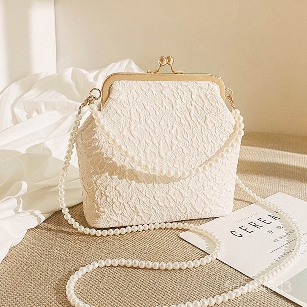 Tas Selempang Mutiara untuk Wanita, Tas Tangan Cantik, Tas Selempang Mutiara untuk Wanita