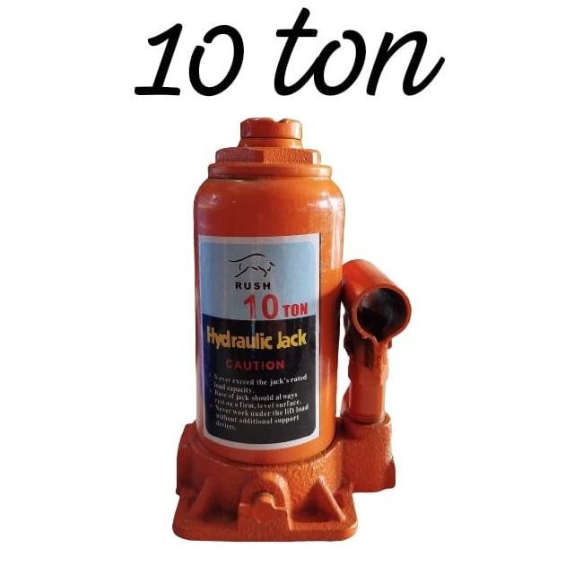 (10 ton)Dongkrak mobil botol orange/Hydraulic jack Rush