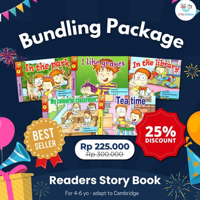 

READY PAKET BUNDLING READERS STORYBOOK STAGE 1 - NURSERY | BUKU CERITA ANAK