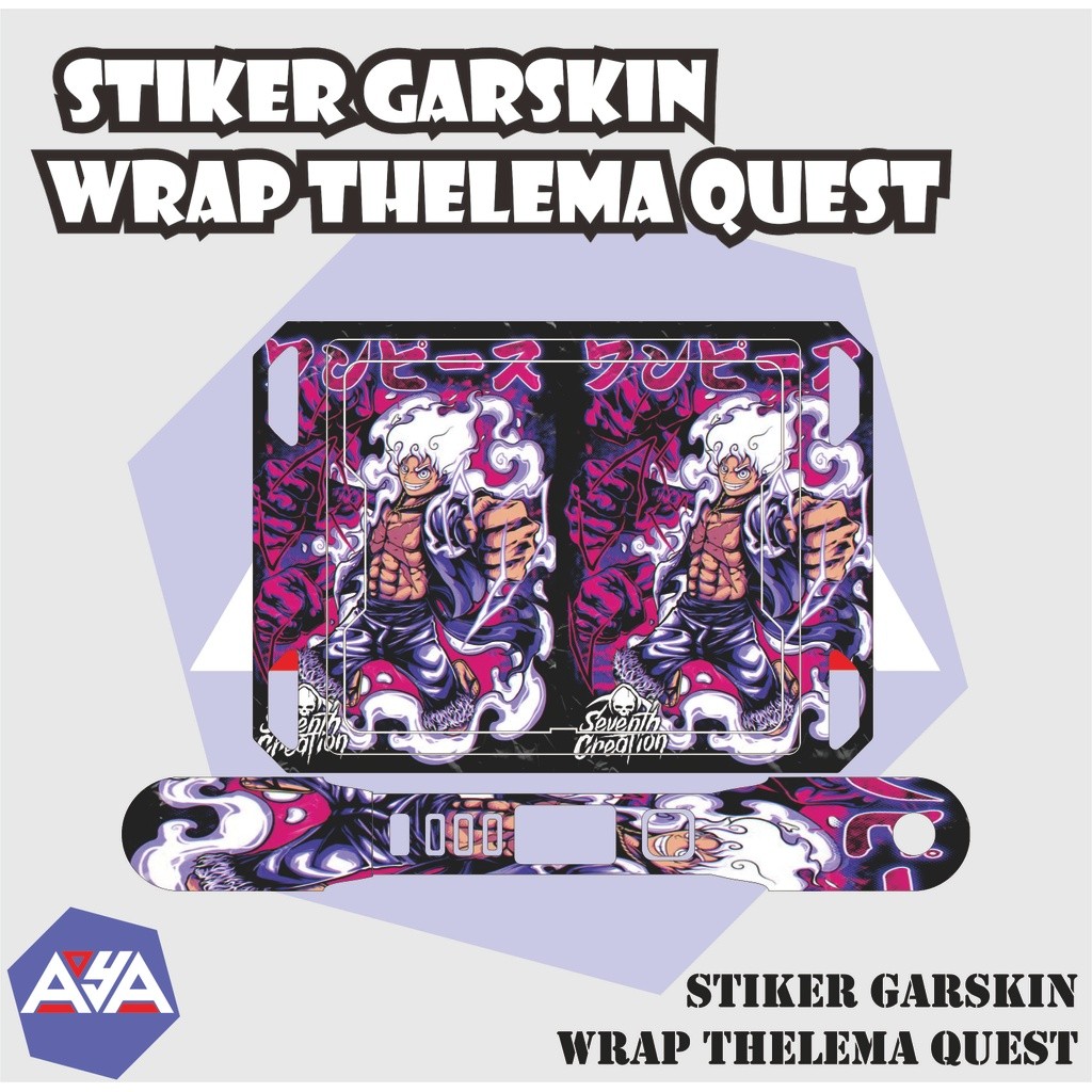 

Thelema Quest Gear 5 Luffy Request Wrap Casing/Case Stiker Skin Wrap CUSTOM - Premium Quality