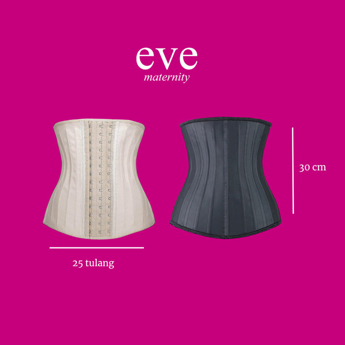 Eve Maternity Korset Latex 25 Bone Pembakarlemak Se043