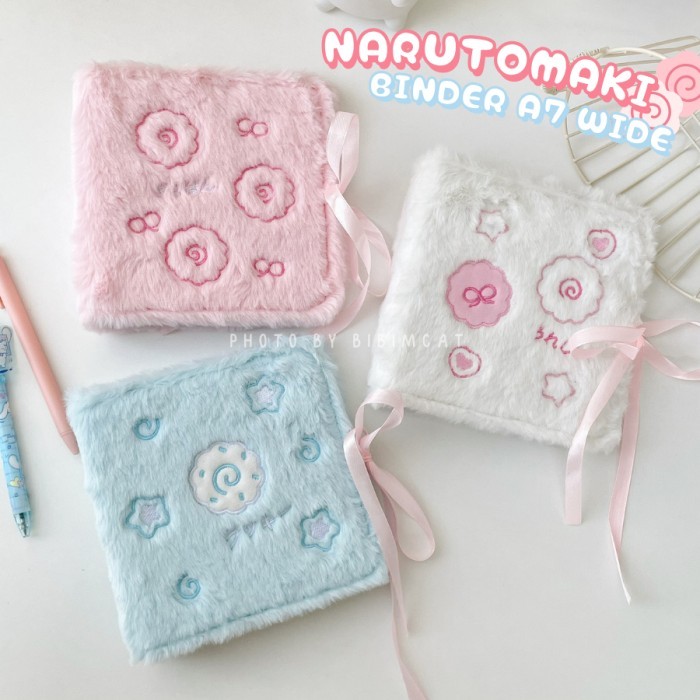 

TERBARU - Bibimcat - (A7 Wide) Narutomaki Binder Photocard Fluffy / Album PC Pollaroid Fish Cake