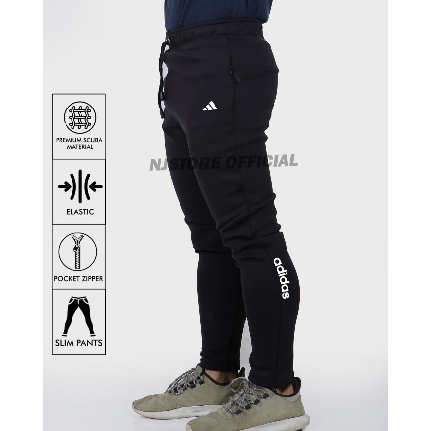 Celana Training Panjang Pria Wanita Celana Olahraga panjang lari gym