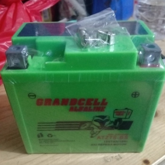 aki motor alkaline ATZ7S-BS big ampere 12V7Ah/10Hr Satria Fu Vario 125