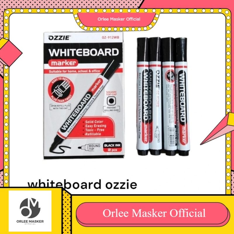 

SPIDOL WHITEBOARD OZZIE PREMIUM BISA HAPUS 1 PCS WARNA HITAM kwalitas MENJANJIKAN cocok untuk DIJUAL LAGI
