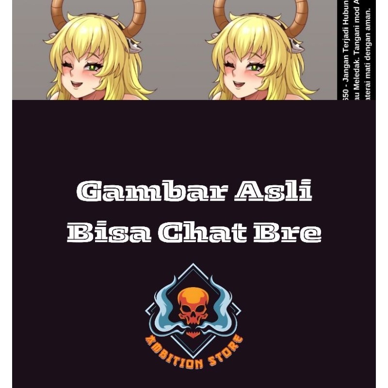 

Ambitionstore Stiker Wrap Baterai 18650 Motif Anime Waifu V2 Pelindung Dan Penghias Untuk Segala Merek Casing/Case Skin CUSTOM - Premium Quality