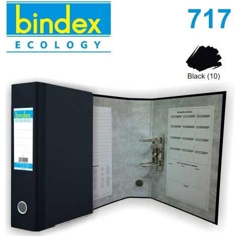 

BARU ORDNER BINDEX 717 FOLIO 7CM STANDARD ( HITAM / BIRU ) * ORI *