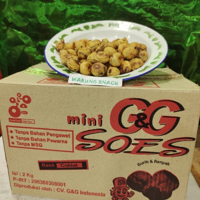 

Goofy - Soes Cokelat Kering Merk Gg 1 Dus(2Kg)