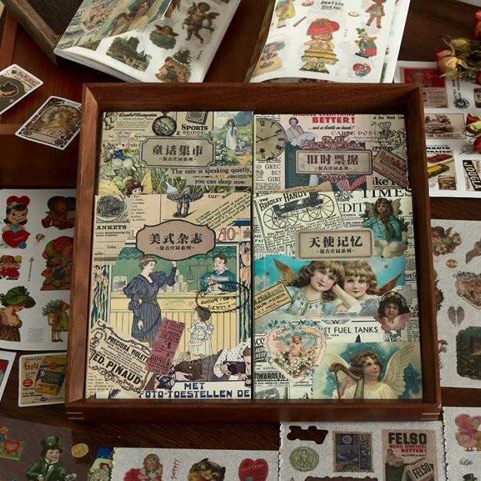 

BARU STICKER BOOK VINTAGE GARDEN JMYM