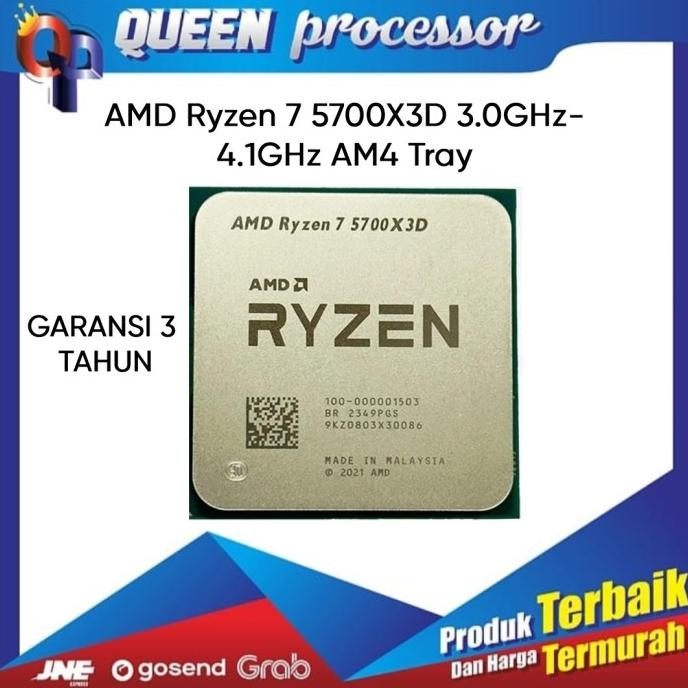 Processor AMD Ryzen 7 5700X3D 3.0Ghz Tray Garansi 3 Tahun