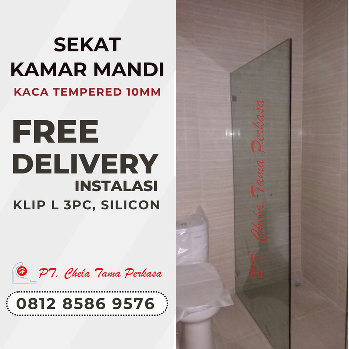 sekat kamar mandi shower kaca tempered