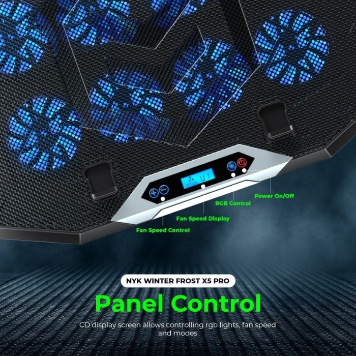 Cooling Pad Gaming 6 Fan (NYK X5 Kingfisher) (Coolpad Game 6 Kipas)