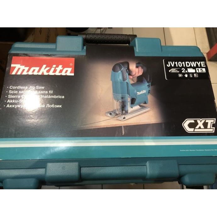 MESIN JIGSAW CORDLESS MAKITA/ MAKITA JV 101 DWYE ( 12 Volt battery )