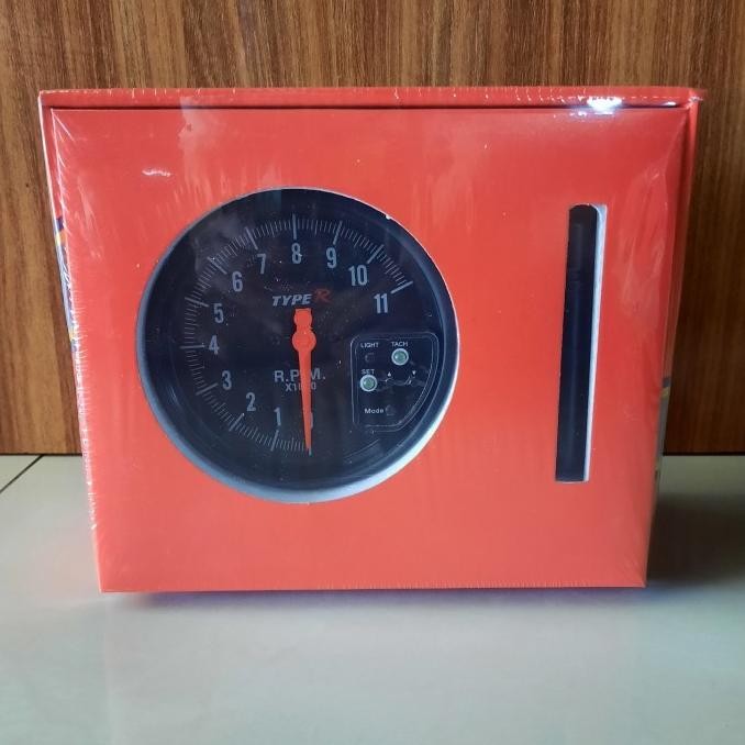 Ready Tachometer RPM Mobil Type R 5 inch Universal Best Quality Asli 100% Original