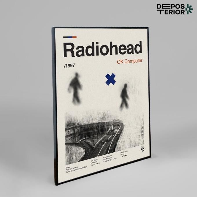 POSTER FRAME RADIOHEAD - OK COMPUTER