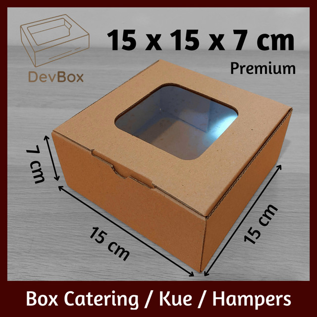 

Kardus Mika 15 x 15 x 7 cm | Kotak Makanan, Catering, Kue, Hampers, Hadiah | Model Pizza Tanpa Lakban