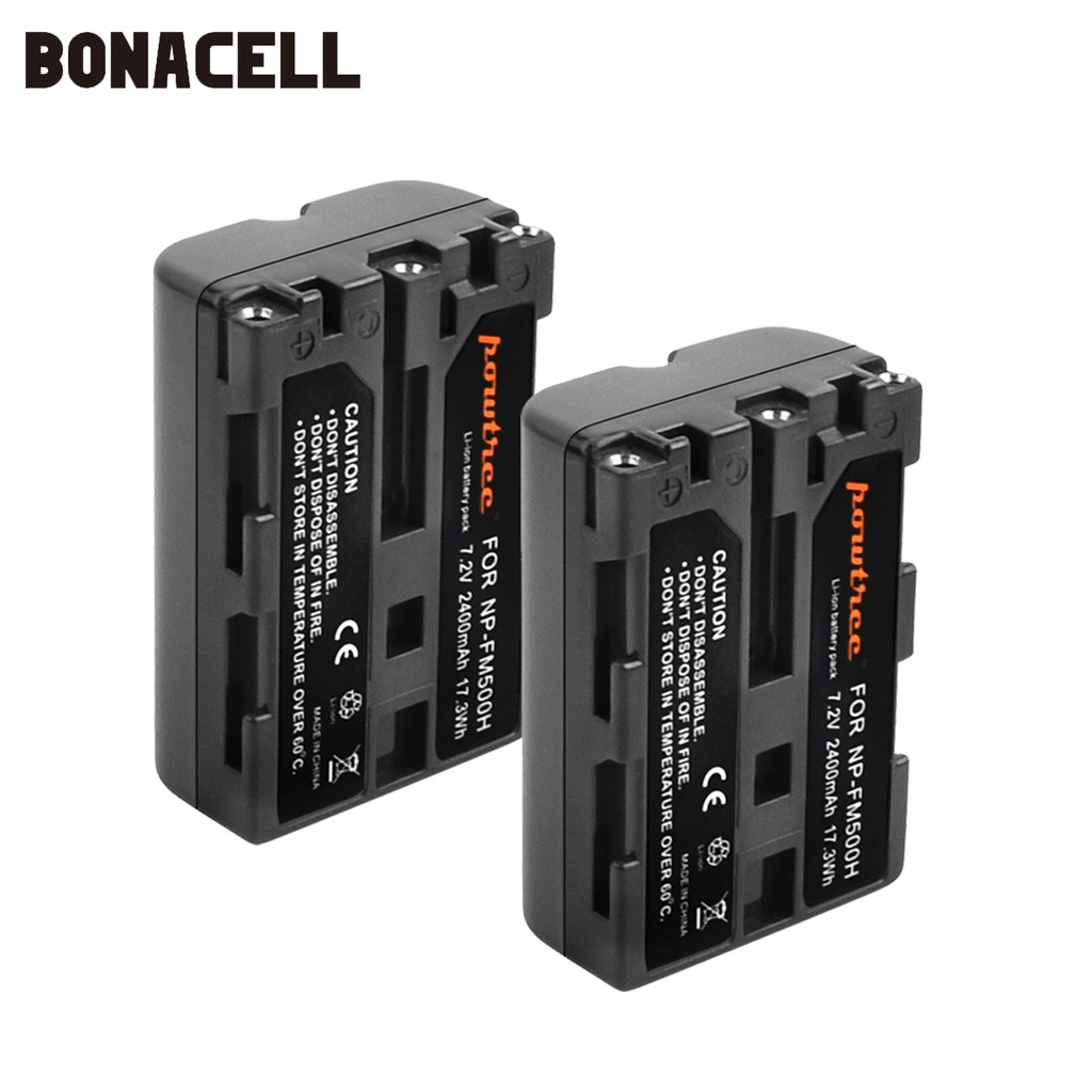 Bonall 2400mAh NP-FM500H NP FM500H NPFM500H Camera
