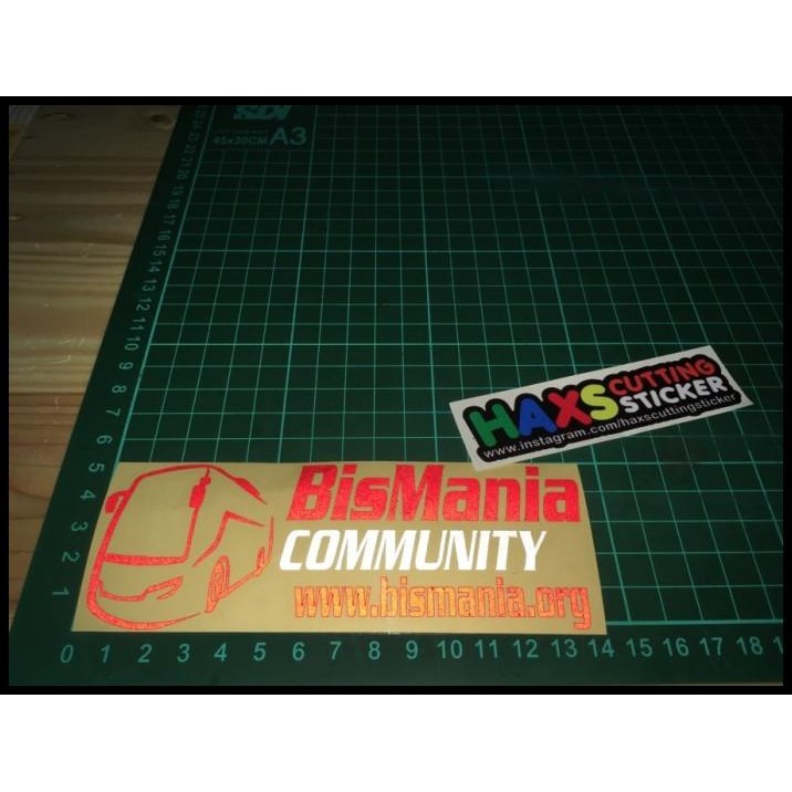 

DISKON CUTTING STICKER BISMANIA UKURAN 15 CM BAHAN ASAHI REFLEKTIF !!!!!