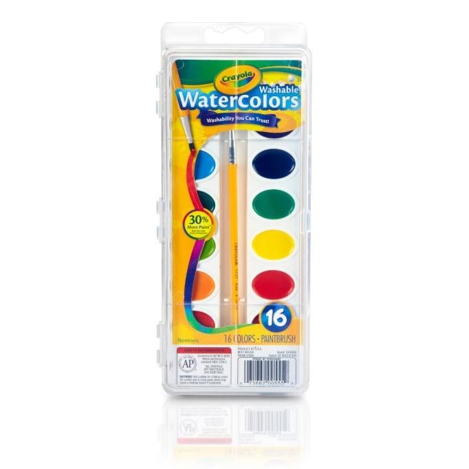 

CRAYOLA 16 Ct. Washable Watercolors