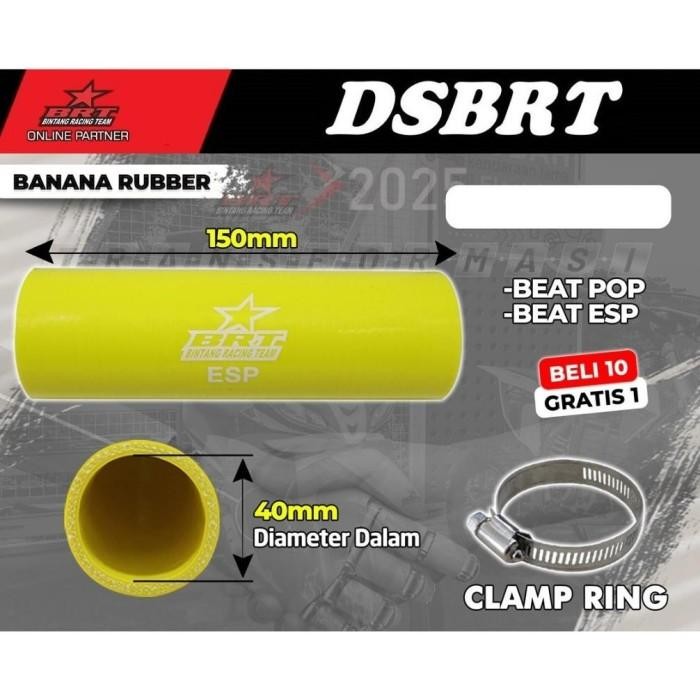 ** Karet Filter Banana Rubber Velocity BRT BEAT SCOOPY FI POP STREET SPACY VARIO 110 FI ** Premium