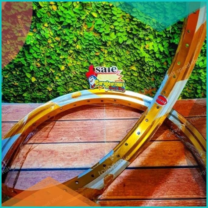 velg akront morad spain alloy blade gold silver ring 17 ukuran 140 140