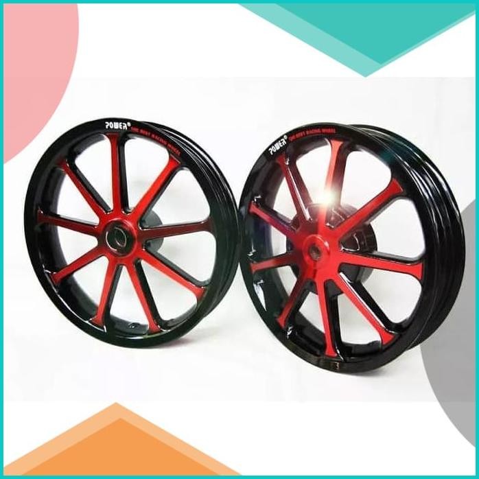 Velg Racing Tapak Lebar Power Sun Xeon Palang 9 Red 11OKTZ4 limited st