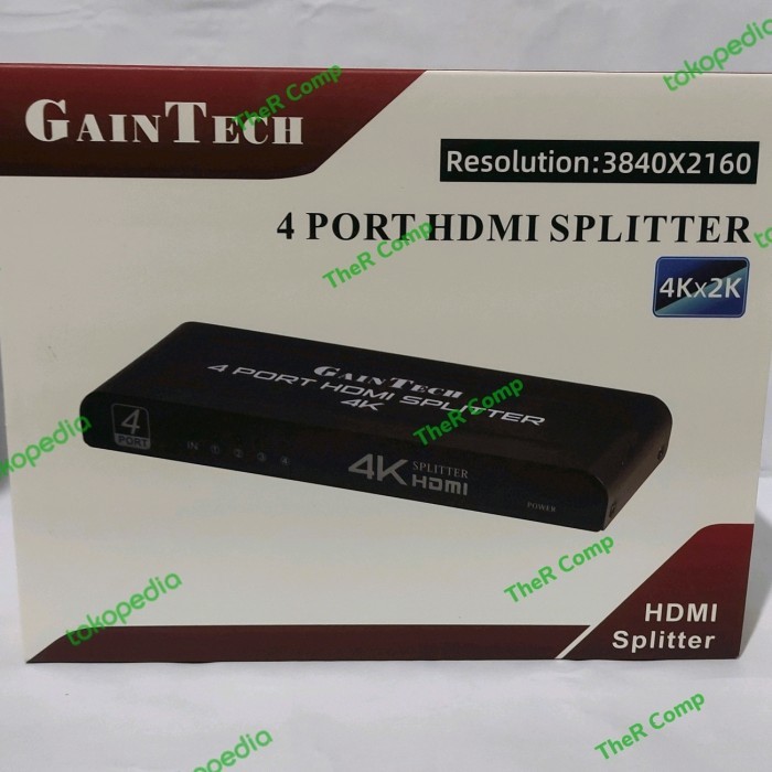 HDMI Splitter 4 Port Gaintech adaptor