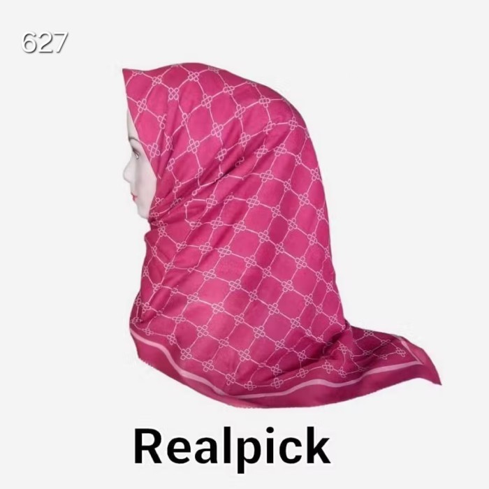 Hijab Segi Empat Motif Kerudung Segi Empat Motif Voal Premium Jilbab Segi Empat Motif Terbaru 130