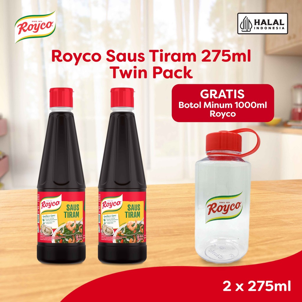 

Buy 2 Royco Saus Tiram 275 mL Get 1 Bottle Royco 1000ml