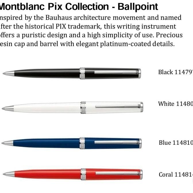 

Terlaris ! Pulpen Montblanc Pix Collection Ballpoint