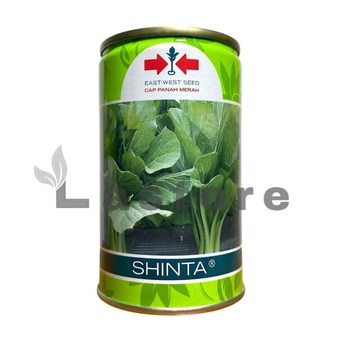 Benih Caisim SHINTA Kaleng Isi 100 gram Cap Panah Merah