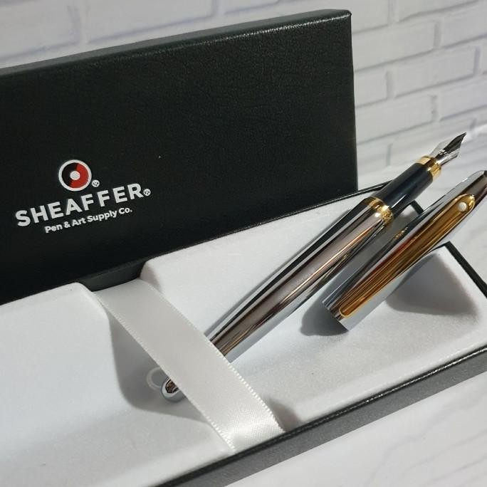 

Terlaris ! Pulpen Sheaffer VFM SS GT Fountain Pen Original