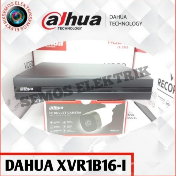 TERMURAH - DVR DAHUA SERIES COOPER 16CHANNEL XVR1B16 Support H.265+ / Pentabrid