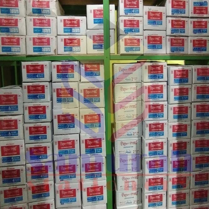 

Kertas Continuous Form Paper Prins 9,5 x 11 full Atau Bagi 2 / K 5 Ply