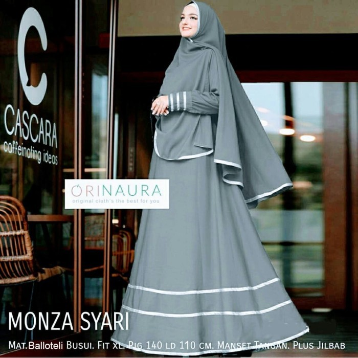 [TERLARIS DI SHOPEE] BAJU GAMIS SYARI BAJU GAMIS WANITA BAJU GAMIS DEWASA BERGO SYARI HG005