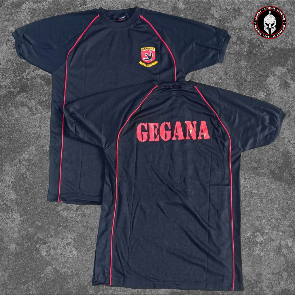 Kaos PDO Gegana Brimob List Merah Pendek