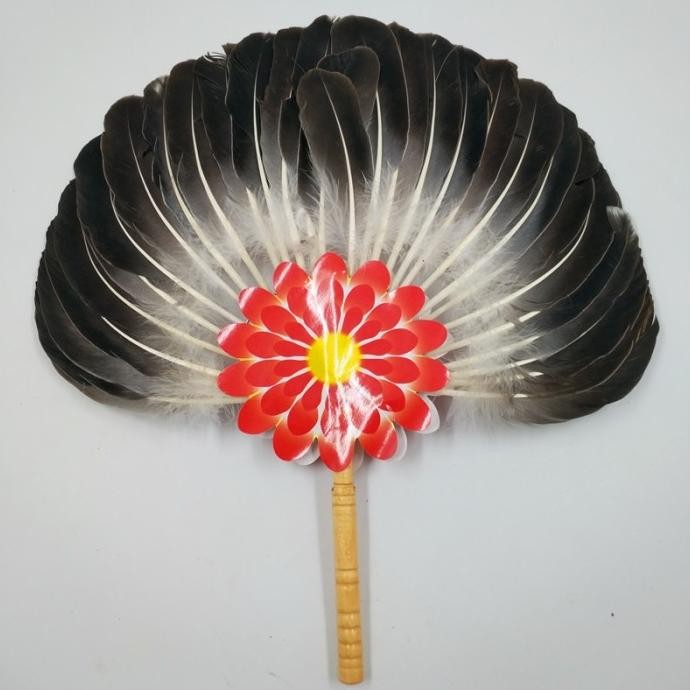 

Sale! Kipas Menari Bulu Angsa Merah Dancing Feather Fan Kupas Bulu Murah