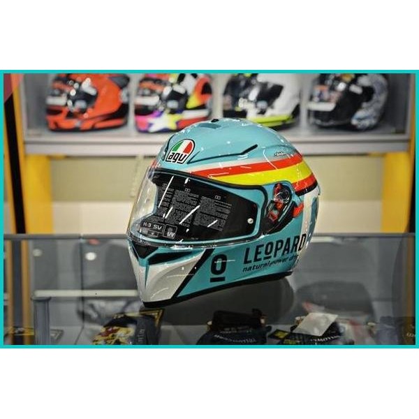 AGV K3 SV LEOPARD Joan Mir Rep Helm Full Face AGV K-3 SV Helm AGV Ori