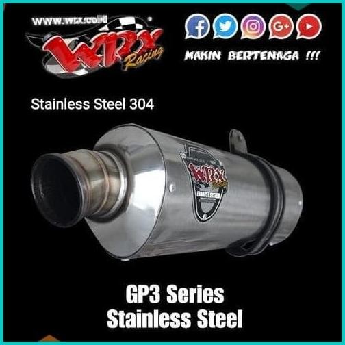 knalpot wrx aerox155 gp3 k2 k3 bore up 11OKTZ4 sparepart