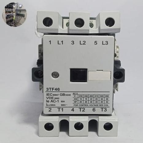 Best Produk Contactor / Kontaktor 3P 80A 220V Siemens 3Tf46 25Kw