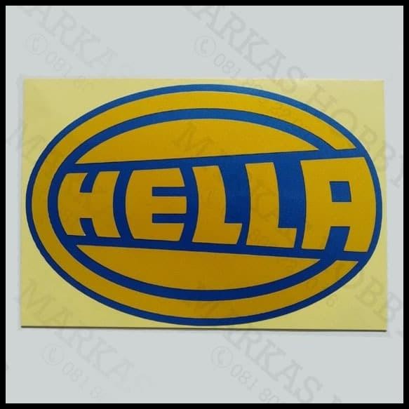 

TERMURAH STIKER HELLA YELLOW AND BLUE LOGO !!!!!!