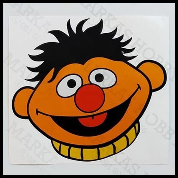 

TERMURAH STIKER SESAME STREET ERNIE CHARACTER !!!