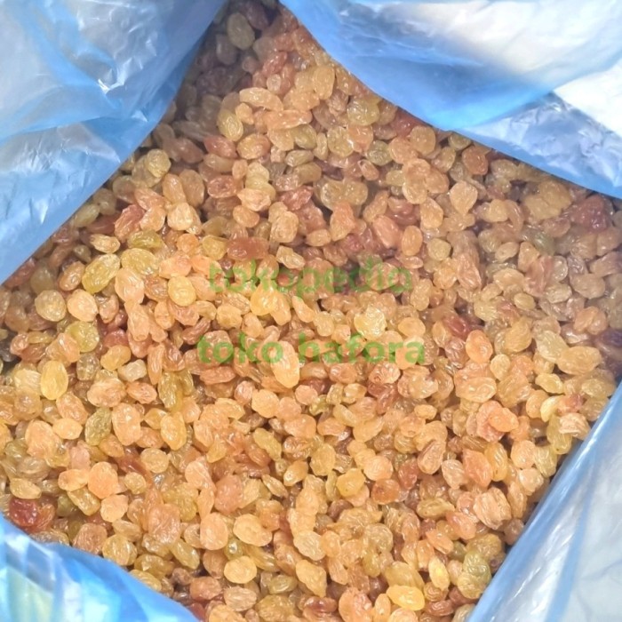 

Ready - Kismis Manis Mutiara 1Kg Kismis Arab Raisin Repack 1000 Gr