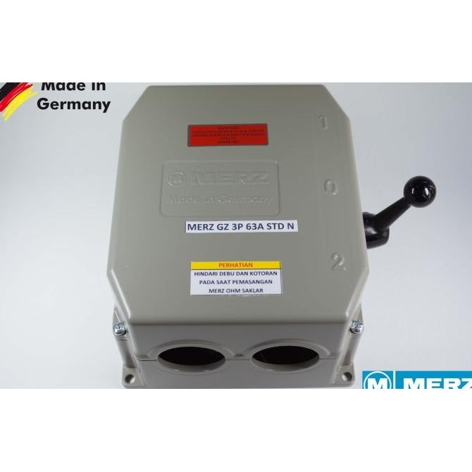 MERZ GZ 63A/3P BUATAN JERMAN (STD N) COS/Ohm Saklar/Handle Genset