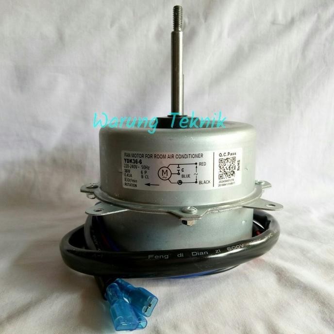 DINAMO OUTDOOR MOTOR FAN AC GREE SANYO AQUA YDK30 YDK36-6