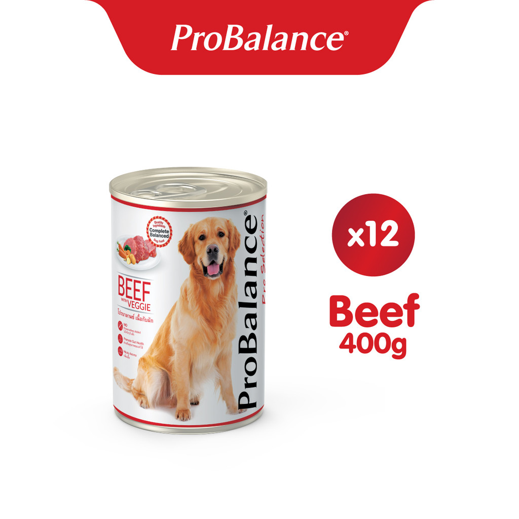 ProBalance Makanan Anjing Basah Rasa Beef 400gr - Isi 12