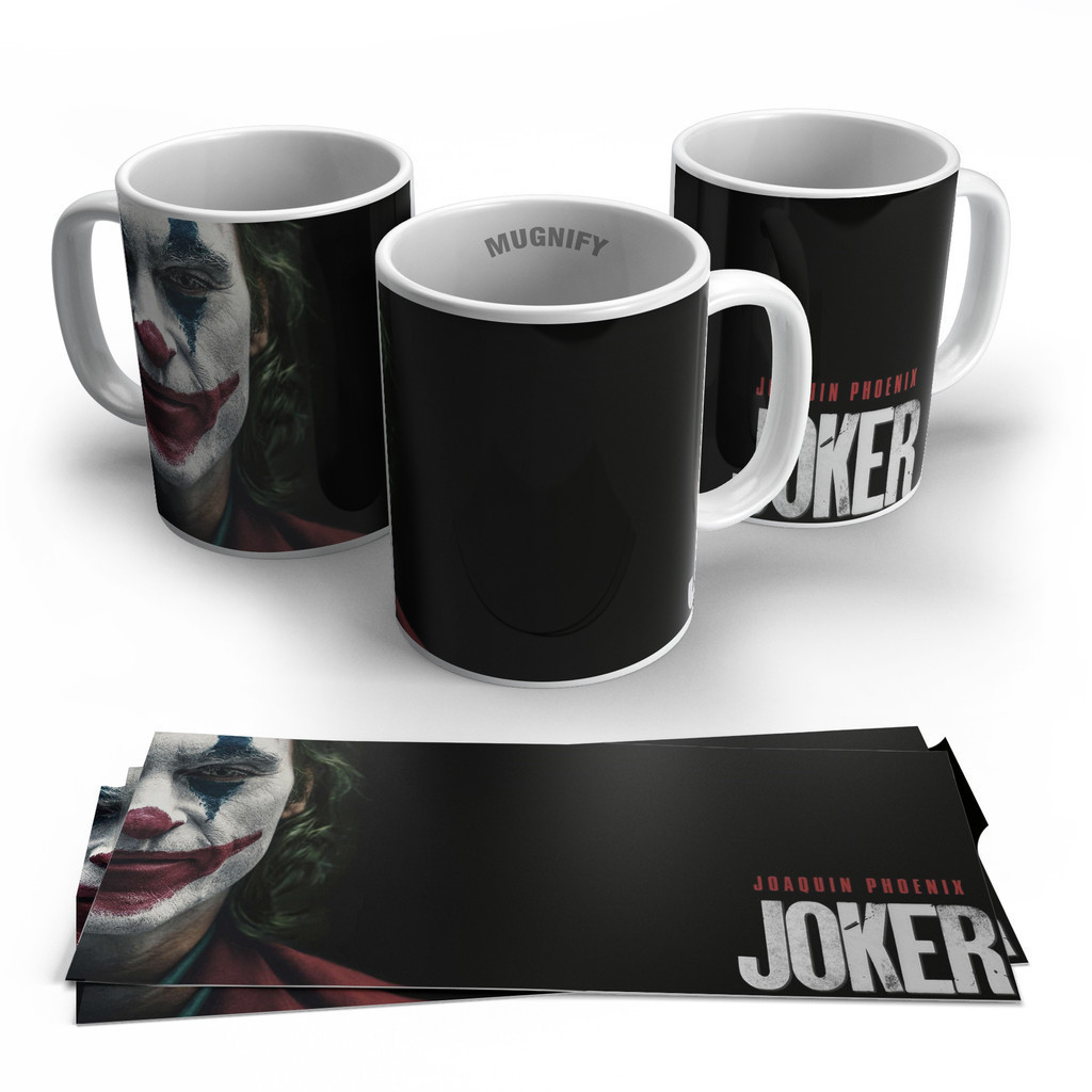 Gelas Mug Bergambar Joker | Kado Unik Hadiah Gelas Mug Joker