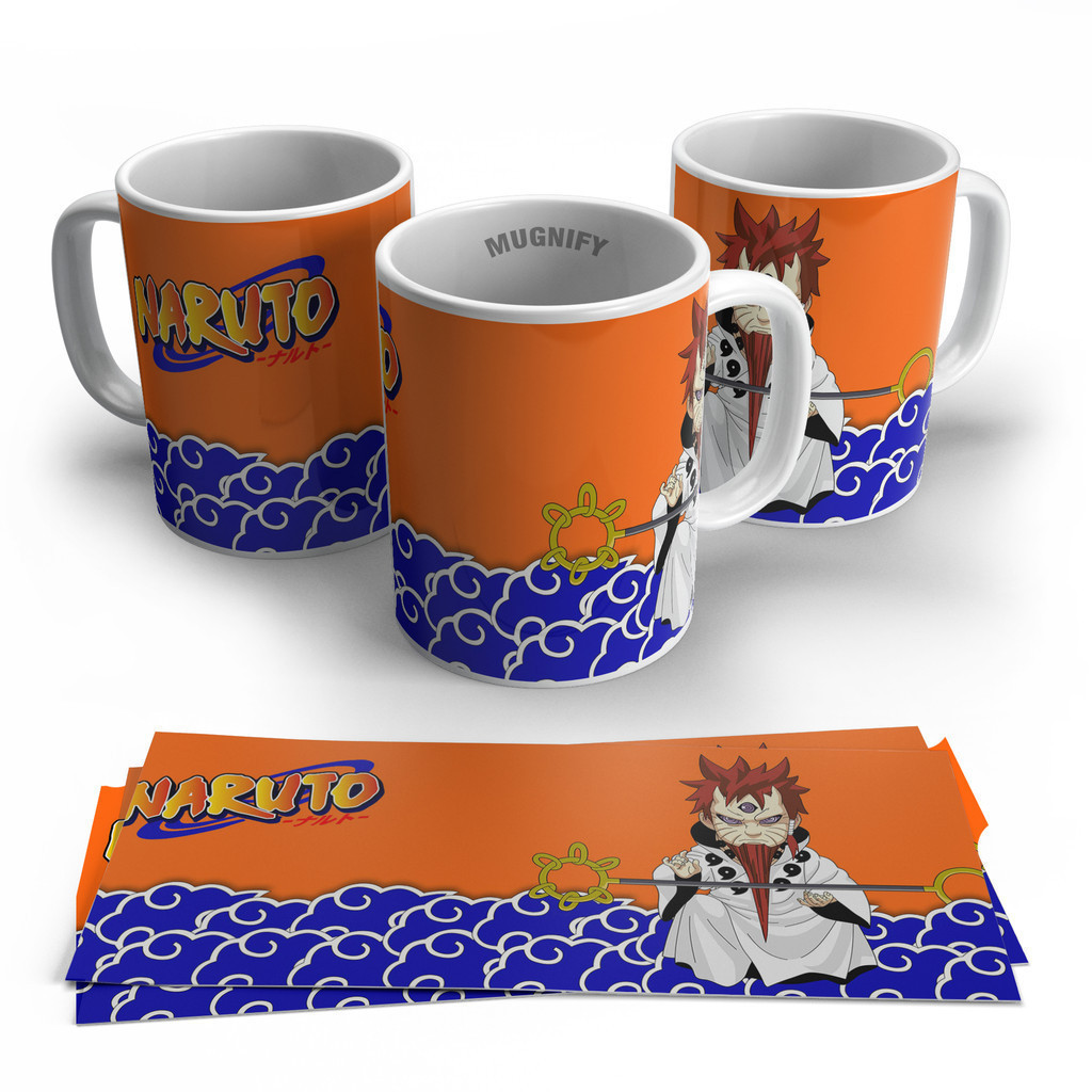 Gelas Mug Bergambar Naruto | Kado Hadiah Gelas Mug Kartun Naruto