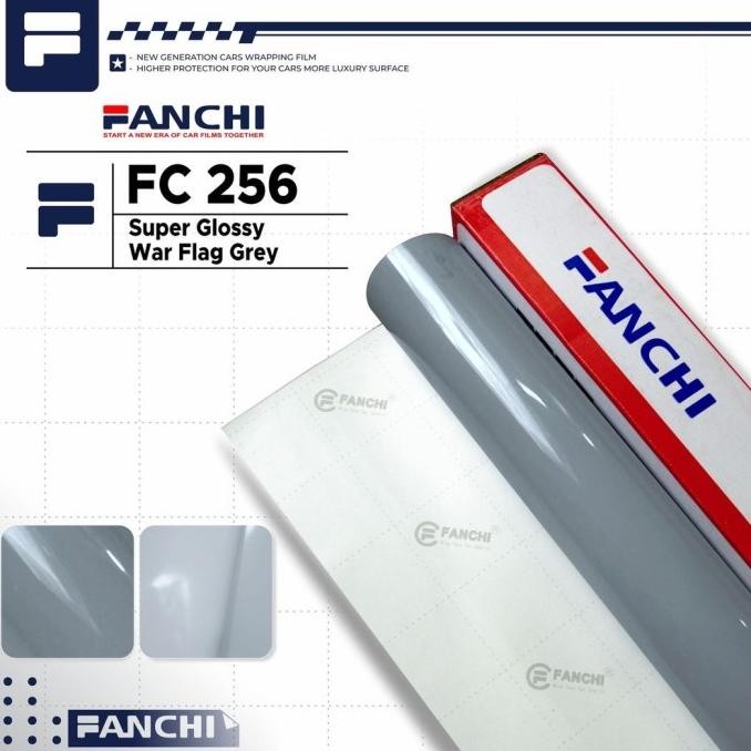 

SPESIAL ROLL STICKER FANCHI FC256 SUPER GLOSSY WAR FLAG GREY 50CM ROLL