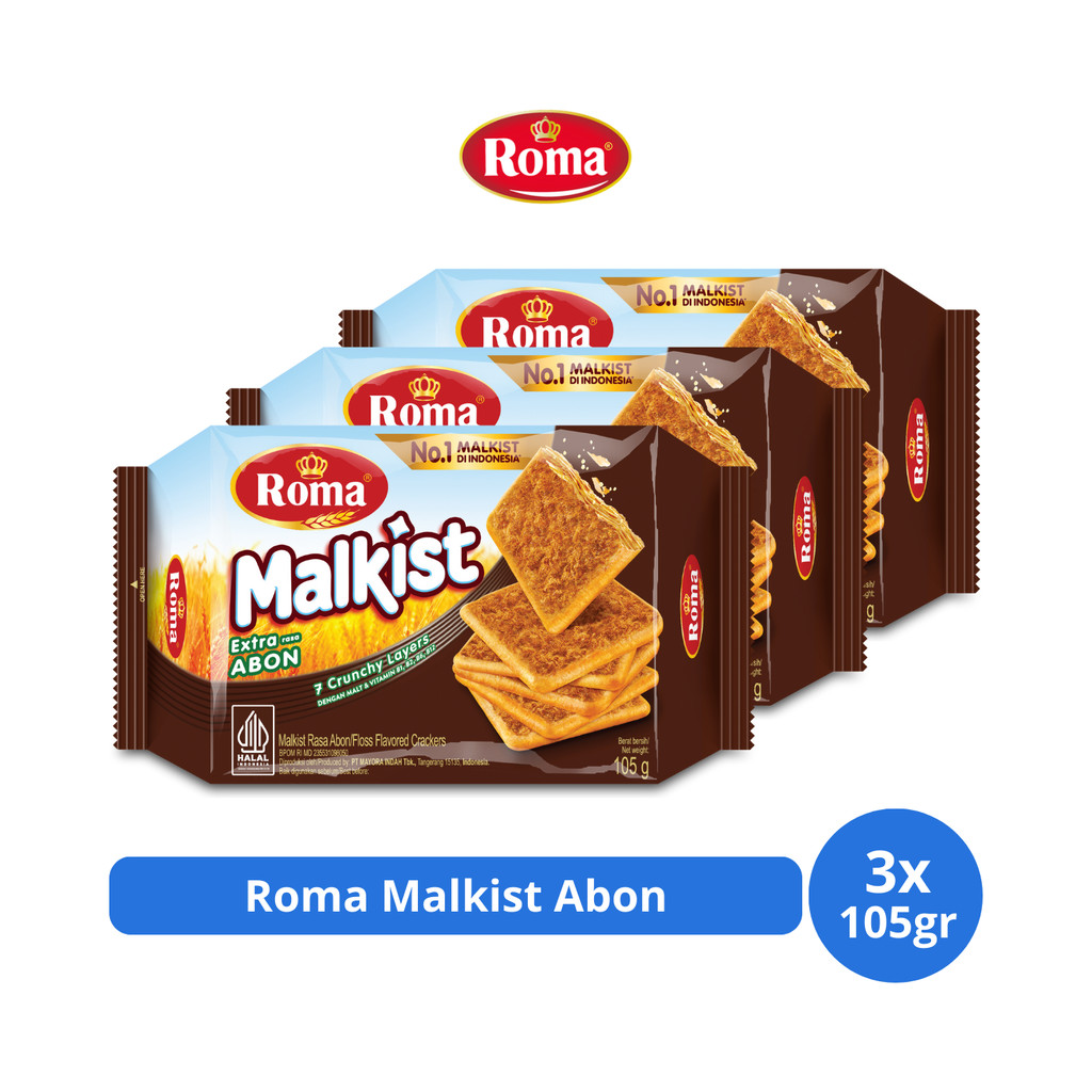 

Roma Malkist Abon 105gr x 3 pcs